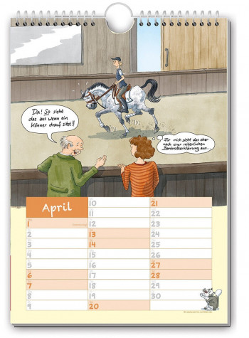 Comic-Kalender Geschichten vom Pferd 2024