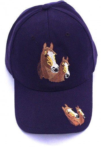 ZWEKK Cap mit Pferdemotiv, Farbe Lila