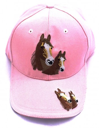 ZWEKK Cap mit Pferdemotiv Farbe Rosa