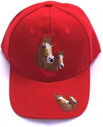 ZWEKK Cap mit Pferdemotiv Farbe Rot