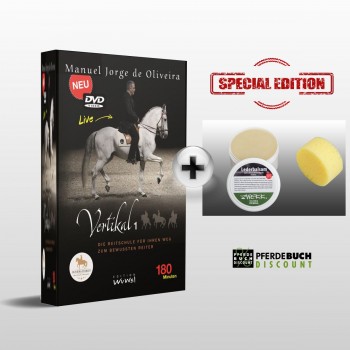 DVD Manuel Jorge de Oliveira  - Vertikal 1 - DER FILM & Zwekk Lederpflege Set