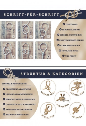 Das ultimative Knotenbuch für Reiter - 100 Knoten für die Praxis  - Mängelexemplar