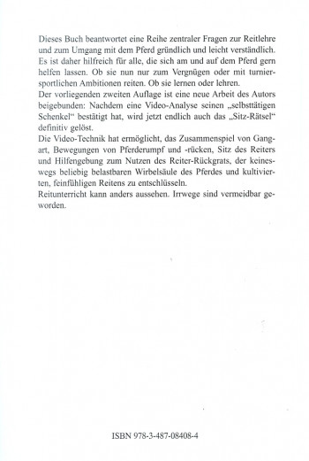 Schmeichelnder Sitz, atmender Schenkel, flüsternder Zügel