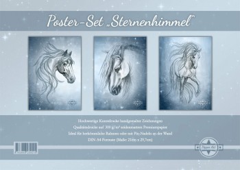 Posterset Sternenhimmel - Pepper Art