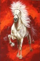 Klappkarte Islandpferdemotiv Fire and Ice mit Umschlag Klappkarte Islandpferdemotiv Fire and Ice mit Umschlag