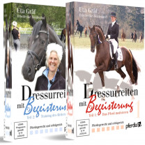 DVD Bundle Uta Gräf - Dressurreiten mit Begeisterung Teil 1 bis 2 (über 2,5 Stunden Laufzeit)