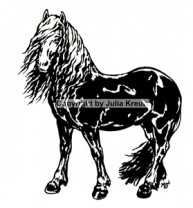 Auto Aufkleber Frisian schwarz Auto Aufkleber Frisian schwarz