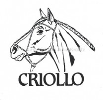 Auto Aufkleber Criollo silber Großformat Auto Aufkleber Criollo silber Großformat