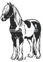 Auto Aufkleber stehender Tinker links schwarz Auto Aufkleber stehender Tinker links schwarz