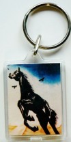 Plexiglas Schlüsselanhänger mit Pferdemotiv 011 Plexiglas Schlüsselanhänger mit Pferdemotiv 011