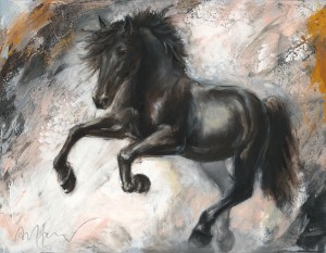 Pferdeposter - Kunstdruck Motiv Leon