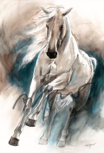 Pferdeposter - Kunstdruck Motiv Corrado