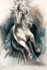 Pferdeposter - Kunstdruck Motiv Dugur