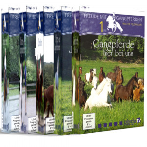 DVD Bundle Freude mit Gangpferden mit 5 Filmen (insgesamt 4,3 Stunden Laufzeit)