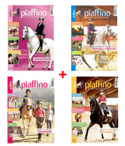 Piaffino Bundle II mit 4 Ausgaben des Reit- und Jugendmagazins
