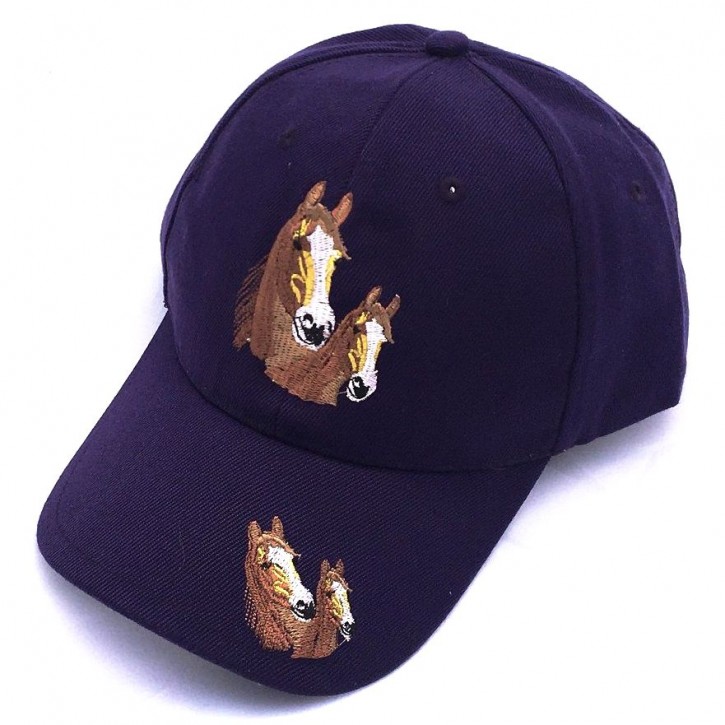 ZWEKK Cap mit Pferdemotiv, Farbe Lila