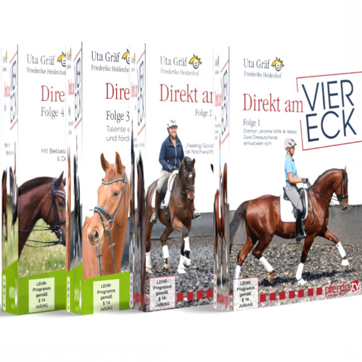 DVD Bundle: Uta Gräf Direkt am Viereck  1 bis 4 (über 7 Stunden Laufzeit)