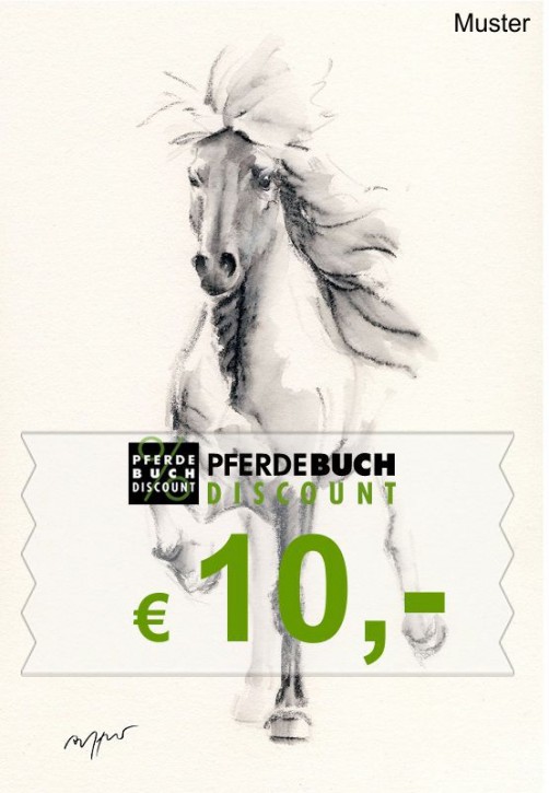 Pferdebuchdiscount Geschenk Gutschein Wert € 10,-