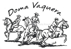 Auto Aufkleber Doma Vaquera silber