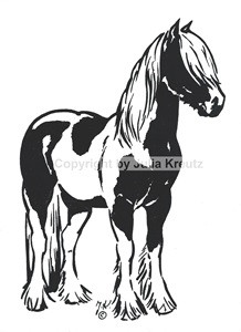 Auto Aufkleber stehender Tinker rechts