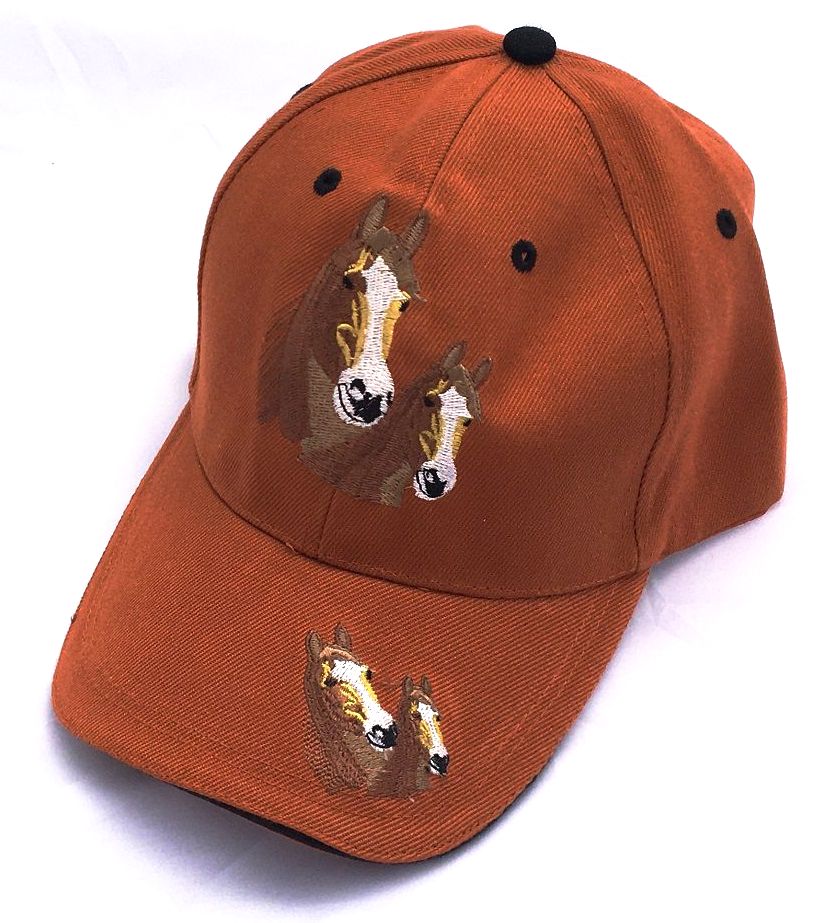 ZWEKK Cap mit Pferdemotiv Farbe Kupfer